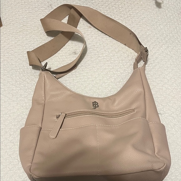 jane burton Handbags - Julia Burton Cream Crossbody Purse